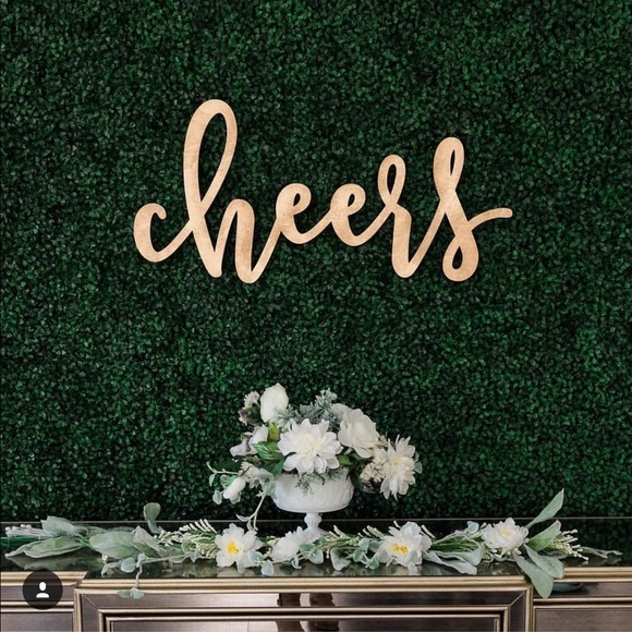 Happily ever etched Cheers Sign - Picture 4 of 5